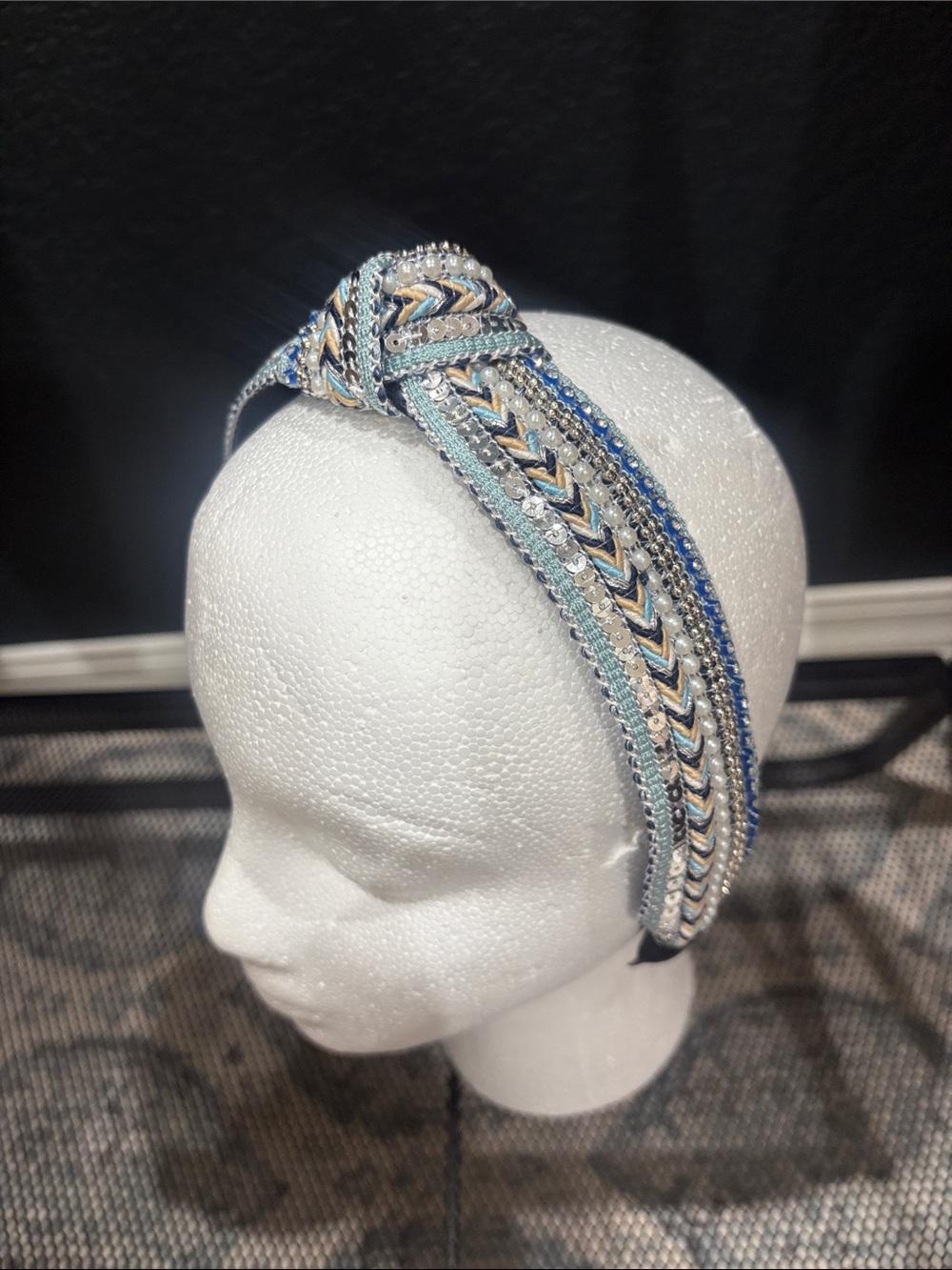 NWT Blue Sparkle Headband